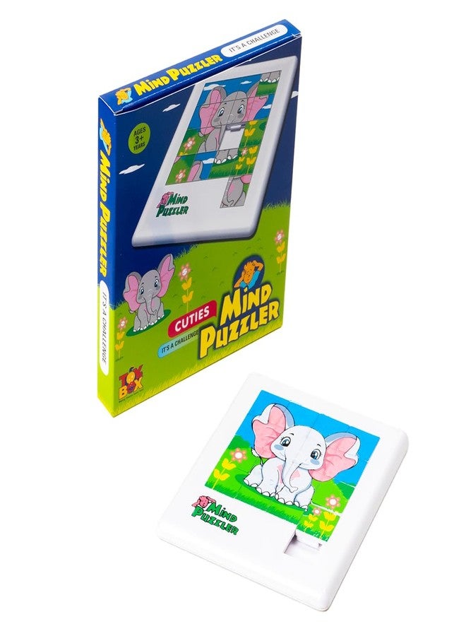 تويز بوكس لعبة ألغاز ذهنية للأطفال من تويز بوكس، بتصميم فيل لطيف - لعبة ألغاز تحفز التفكير الإبداعي وحل المشكلات - Image 1